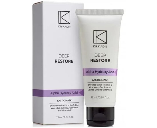 Dr. Kadir DEEP RESTORE Lactic Mask Маска для глибокого відновлення, 75 мл, фото _ab__is.image_number.default