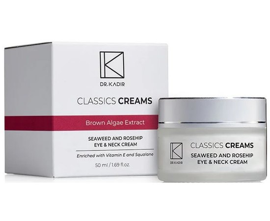 Dr. Kadir Eye & Neck Cream With Seaweed And Rose Hip Крем для області навколо очей і шиї, Морські водорості і Шипшина, 50 мл, фото _ab__is.image_number.default
