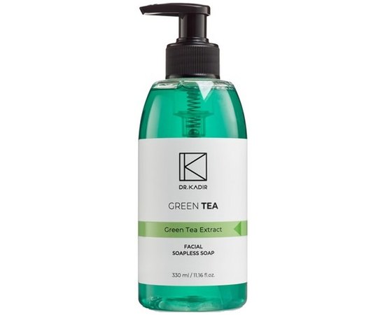 Гель для очищения Dr. Kadir Green Tea-Soapless Soap pump, 330 ml