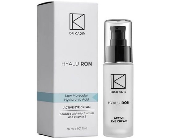 Dr. Kadir Hyalu-Ron Low Molecular Hyaluronic Eye Cream Активний крем для очей з низкомолекулярною гіалуроновою кислотою, 30 мл, фото _ab__is.image_number.default