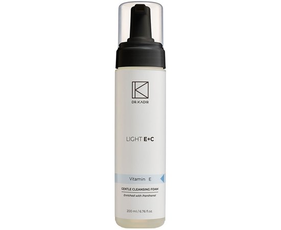 Очищуюча пінка для вмивання Dr. Kadir Light E+C Gentle Cleansing Foam, 200 ml, фото 