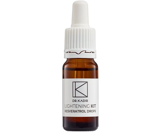 Відновлюючі краплі з ресвератролом Dr. Kadir Lightening Kit Resveratrol Drops, 2x10 ml, фото 