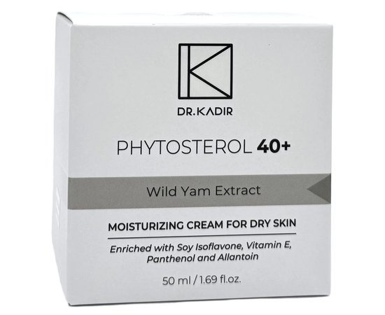 Dr. Kadir Phytosterol 40+ Moisturizing Cream for Dry Skin Зволожуючий крем для сухої шкіри, 50 мл, фото _ab__is.image_number.default