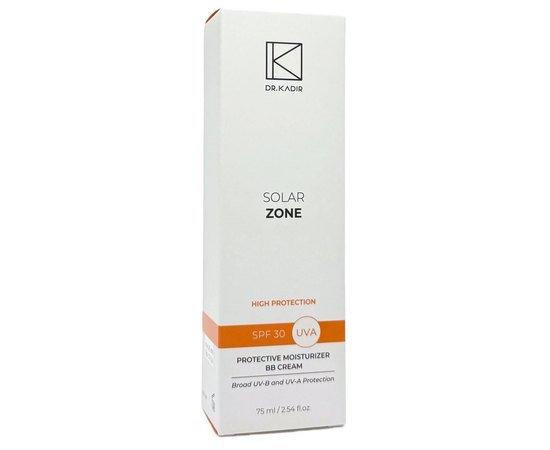 Dr. Kadir Solar Zone Protective BB Cream SPF30 Зволожуючий захисний крем з тоном, 75 мл, фото _ab__is.image_number.default