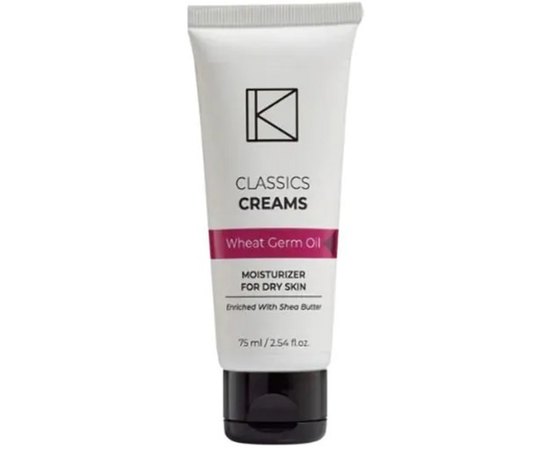 Dr. Kadir Wheat Germ Oil Moisturizer For Dry Skin Зволожуючий крем з маслом зародків пшениці для сухої шкіри, 75 мл, фото 