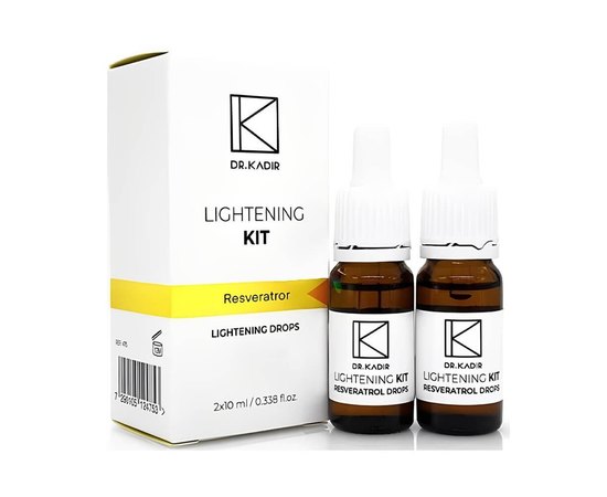 Капли Ресвератрол для восстановления кожи Dr. Kadir Exclusive Restore Skin Revitalizing Resveratrol Drops, 2x10 ml, изображение 2