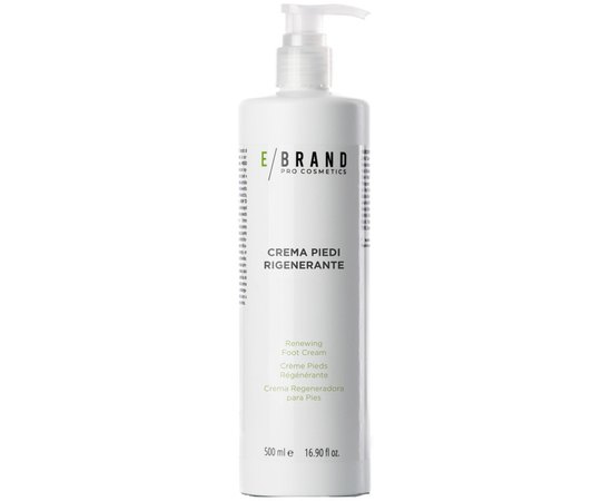 Крем для ніг поживний освіжаючий Ebrand Crema Piedi Pinfrescante Flacone, 500 ml, фото 