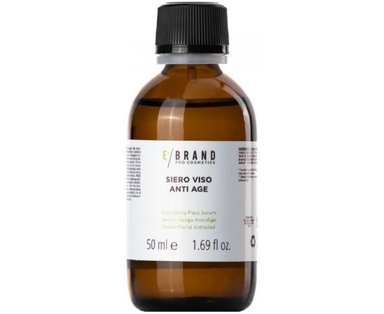 Сыворотка для лица с фитоэстрогенами и эфирным маслом герани Ebrand Siero Viso Anti Age, 50 ml