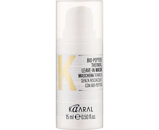Несмываемая термомаска для волос с биопептидами Kaaral Extra K Bio-Peptides Thermal Leave-In Mask Несмываемая термомаска для волос с биопептидами Kaaral Extra K Bio-Peptides Thermal Leave-In Mask