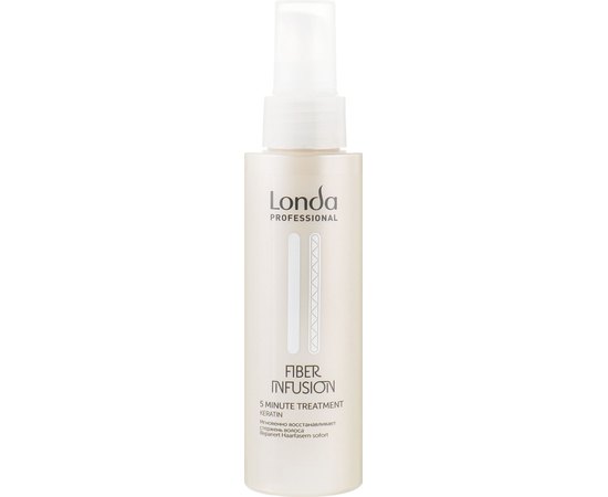 Кератиновий відновлювальний спрей для волосся Londa Professional Fiber Infusion 5 Minute Treatment, 100 ml, фото 
