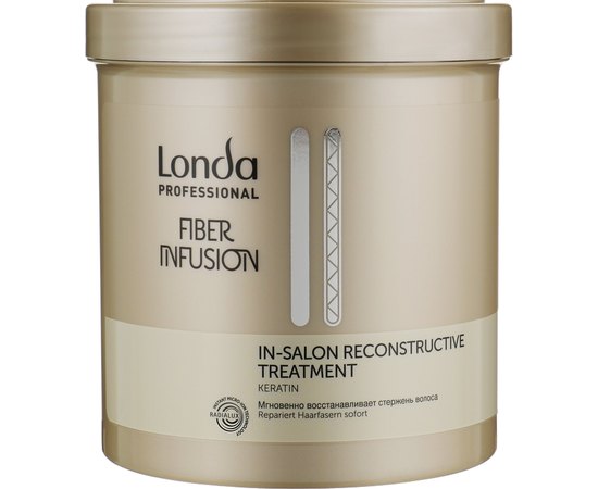 Маска для відновлення волосся з кератином Londa Professional Fiber Infusion In-Salon Reconstruction Treatment, 750 ml, фото 