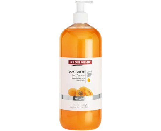 Ванна-концентрат для ног Нежный абрикос PediBaehr Wellness Fubbad Soft Apricot, изображение 2