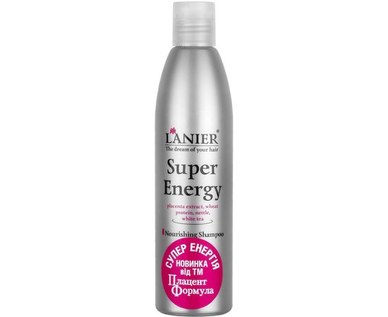 Шампунь с плацентой для ослабленных и тусклых волос Placen Formula Lanier Super Energy Shampoo, 250 ml