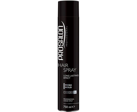 Лак для волосся екстрасильної фіксації ProSalon Hair Spray Mega Hold, 750 ml, фото _ab__is.image_number.default
