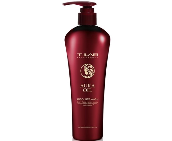 Шампунь-гель для волосся та тіла T-Lab Professional Aura Oil Absolute Wash, 300 ml, фото 