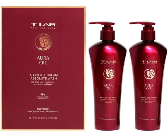 Набір T-Lab Professional Aura Oil Absolute Wash and Absolute Cream Set, фото 