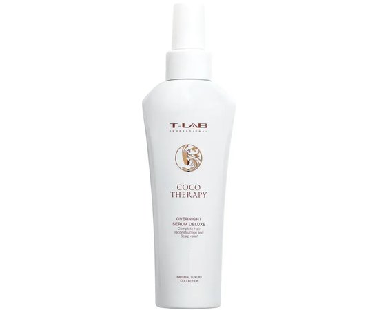 Сыворотка реконструирующая T-Lab Professional Coco Therapy Overnight Serum Deluxe, 150 ml