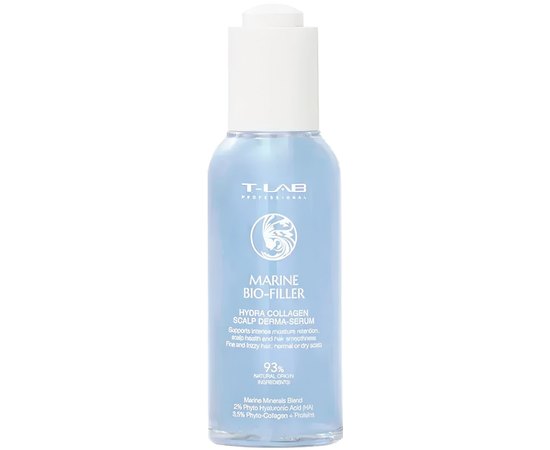 Сыворотка для кожи головы с гидролизованным коллагеном T-Lab Professional Marine Bio-Filler Hydra Collagen Scalp Derma-Serum, 60 ml