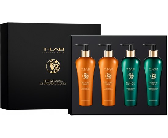 Подарунковий набір T-Lab Professional Natural Lifting Organic Shape Love, фото 