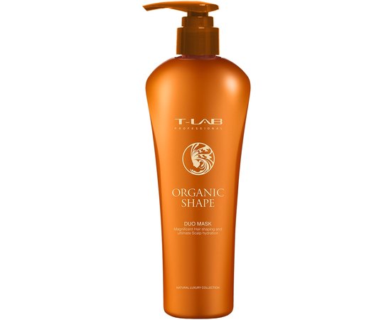 Маска для завитків та локонів T-Lab Professional Organic Shape Duo Mask, 300 ml, фото 