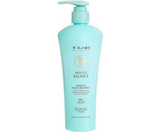 Маска-кондиционер для волос с пробиотиками T-Lab Professional Phyto Balance Probiotic Revive Treatment, 300 ml