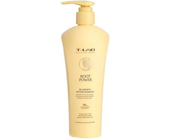 Шампунь для роста волос с пептидами T-Lab Professional Root Power Re-Growth Peptide Shampoo, 300 ml
