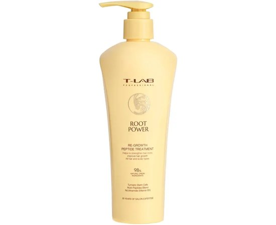 Маска-кондиционер для роста волос с пептидами T-Lab Professional Root Power Re-Growth Peptide Treatment, 300 ml