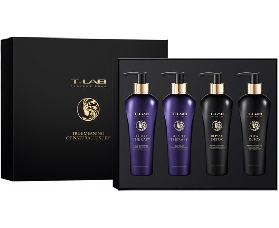 Подарунковий набір T-Lab Professional Royal Detox Coco Therapy Love Set, фото 