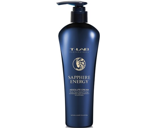 Крем для анти-эйдж эффекта лица рук и тела T-Lab Professional Sapphire Energy Absolute Cream, 300 ml