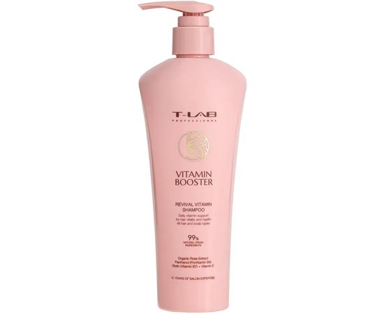 Відновлюючий вітамінний шампунь для волосся T-Lab Professional Vitamin Booster Revival Vitamin Shampoo, 300 ml, фото 