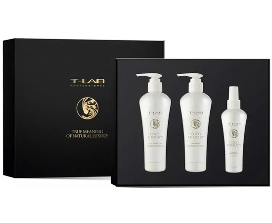 Набір для реконструкції волосся T-Lab Professional Coco Therapy Ritual, фото 