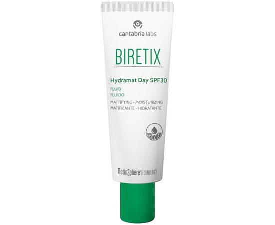 Увлажняющий флюид для лица Cantabria Biretix Hydramat Day SPF30, 50 ml