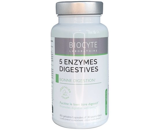 Харчова добавка для травлення Biocyte Longevity 5 Enzymes, 60gel, фото _ab__is.image_number.default