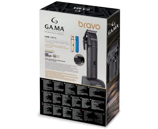 Профессиональная машинка для стрижки GA.MA GC Bravo Gear PM8011, изображение 11