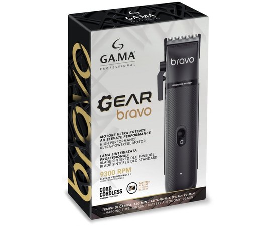 Профессиональная машинка для стрижки GA.MA GC Bravo Gear PM8011, изображение 10
