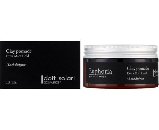 Помада глиняная для волос с матовым эффектом Dott. Solari Euphoria Clay Pomade, 100 ml, изображение 2