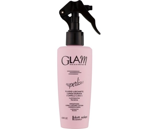 Розгладжувальний флюїд тривалої дії Dott. Solari Glam Smooth Hair Long-Lasting Fluid, 200 ml, фото 