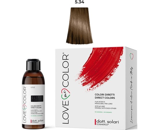 Краска прямого окрашивания Dott. Solari Love Me Color Direct Coloring, 125ml, изображение 2