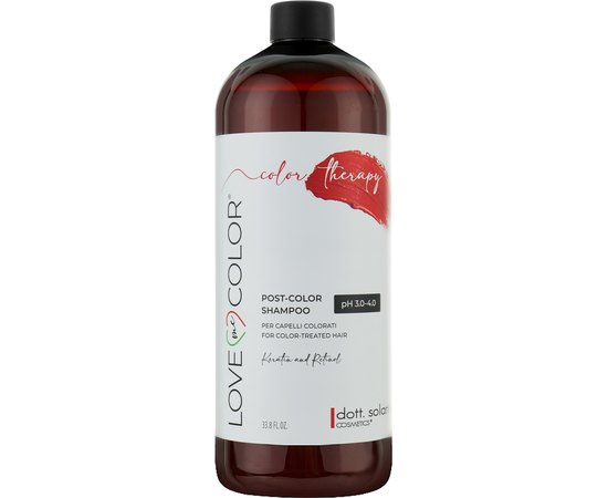 Шампунь для збереження кольору волосся Dott. Solari Love Me Color Post-Color Shampoo, 1000 ml, фото 