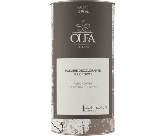 Обесцвечивающий порошок до 9 уровней Dott. Solari Olea Color Plex Power Bleaching Powder, 500 г