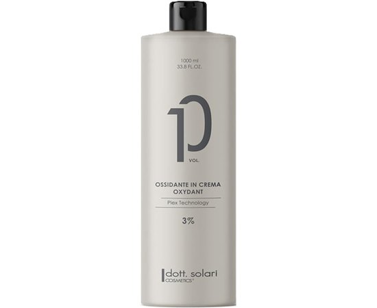 Окислительная крем-эмульсия 3% Dott. Solari Oxidizers Oxydant 10 Vol