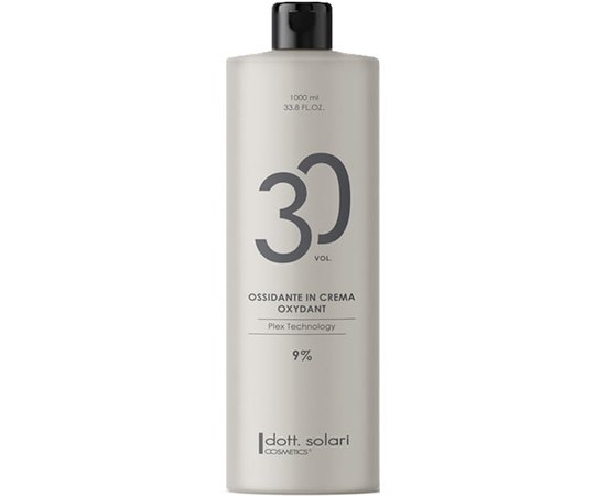 Окислительная крем-эмульсия 9% Dott. Solari Oxidizers Oxydant 30 Vol