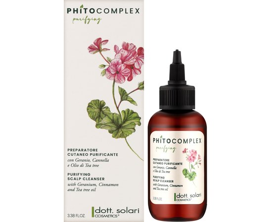 Очищаючий засіб для шкіри голови Dott. Solari Phitocomplex Purifying Scalp Cleanser, 100 ml, фото _ab__is.image_number.default