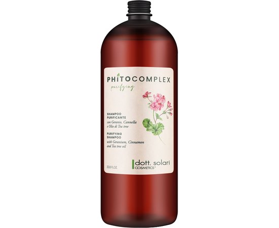 Очищающий шампунь для волос Dott. Solari Phitocomplex Purifying Shampoo, изображение 2