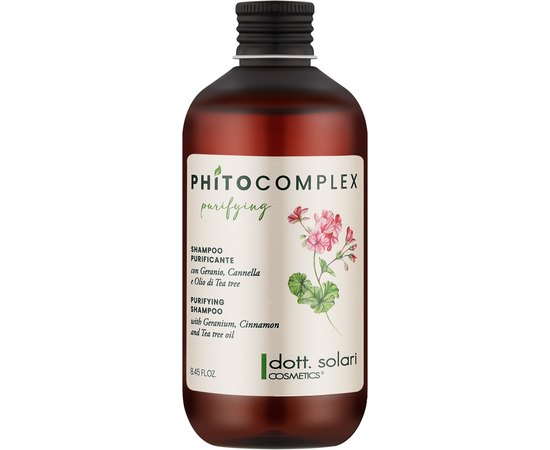 Очищающий шампунь для волос Dott. Solari Phitocomplex Purifying Shampoo