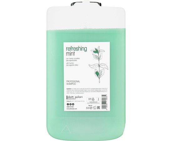 Шампунь тонізуючий проти лупи зі свіжою м'ятою Dott. Solari Cosmetics Professional Refreshing Mint Shampoo, фото _ab__is.image_number.default