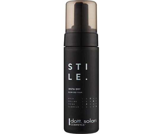 Піна для сушіння феном Dott. Solari Style Insta Dry Blow-Dry Spray, 150 ml, фото  Піна для сушіння феном Dott. Solari Style Insta Dry Blow-Dry Spray, 150 ml, фото