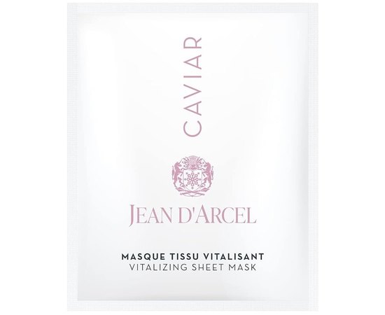 Jean D'arcel Masque Tissu Vitalisante Укріплююча флісова маска з протеїнами ікри, 1х20 мл, фото 