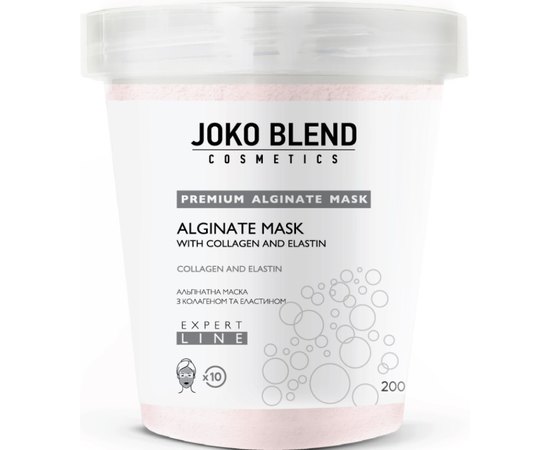 Альгинатная маска эффект лифтинга с коллагеном и эластином Joko Blend Premium Alginate Mask Lifting Effect With Collagen And Elastin
