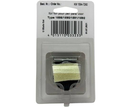 Ножевой блок для триммеров Moser ChroMini Pro2 U-Blade 1584-7280, 0.3 мм, изображение 4 Ножевой блок для триммеров Moser ChroMini Pro2 U-Blade 1584-7280, 0.3 мм, изображение 4